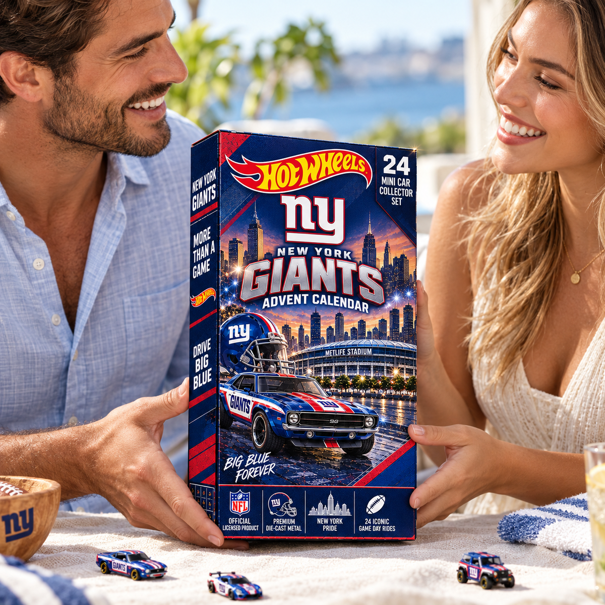 NYG Premium Mini Car Advent Calendar NTNA