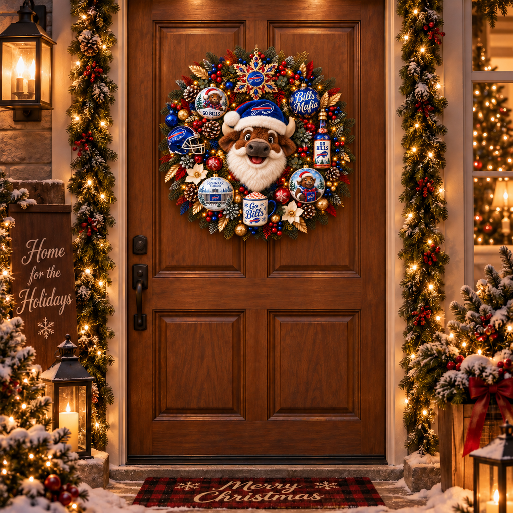BFBL Premium Christmas Ornament Wreath NTTB