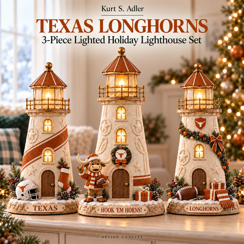 TLS Premium Holiday Lighthouse Trio TMH