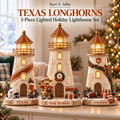 TLS Premium Holiday Lighthouse Trio TMH