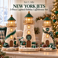 NYJ Premium Holiday Lighthouse Trio TMH