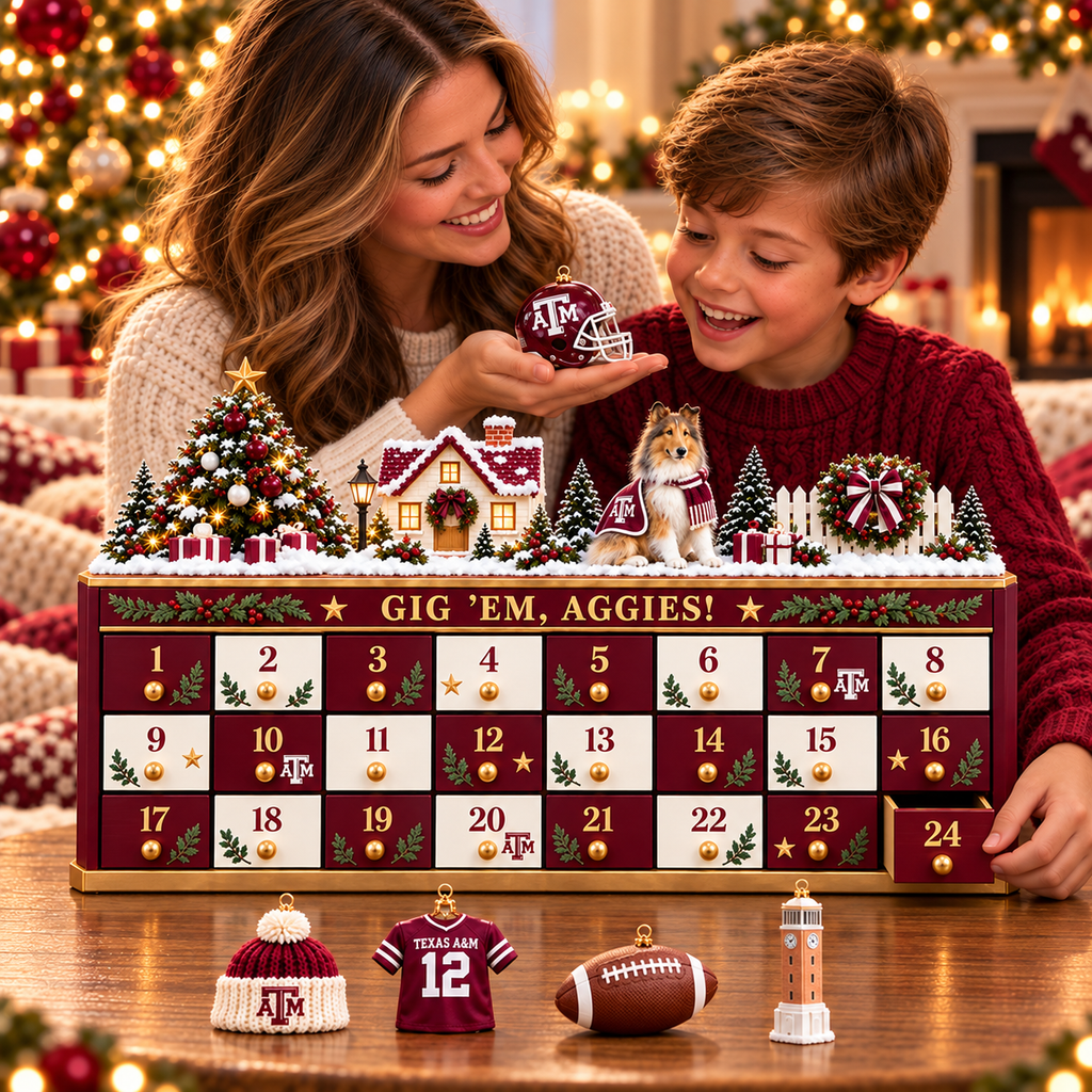 Premium TAMA Christmas Wooden Advent Calendar PVNA