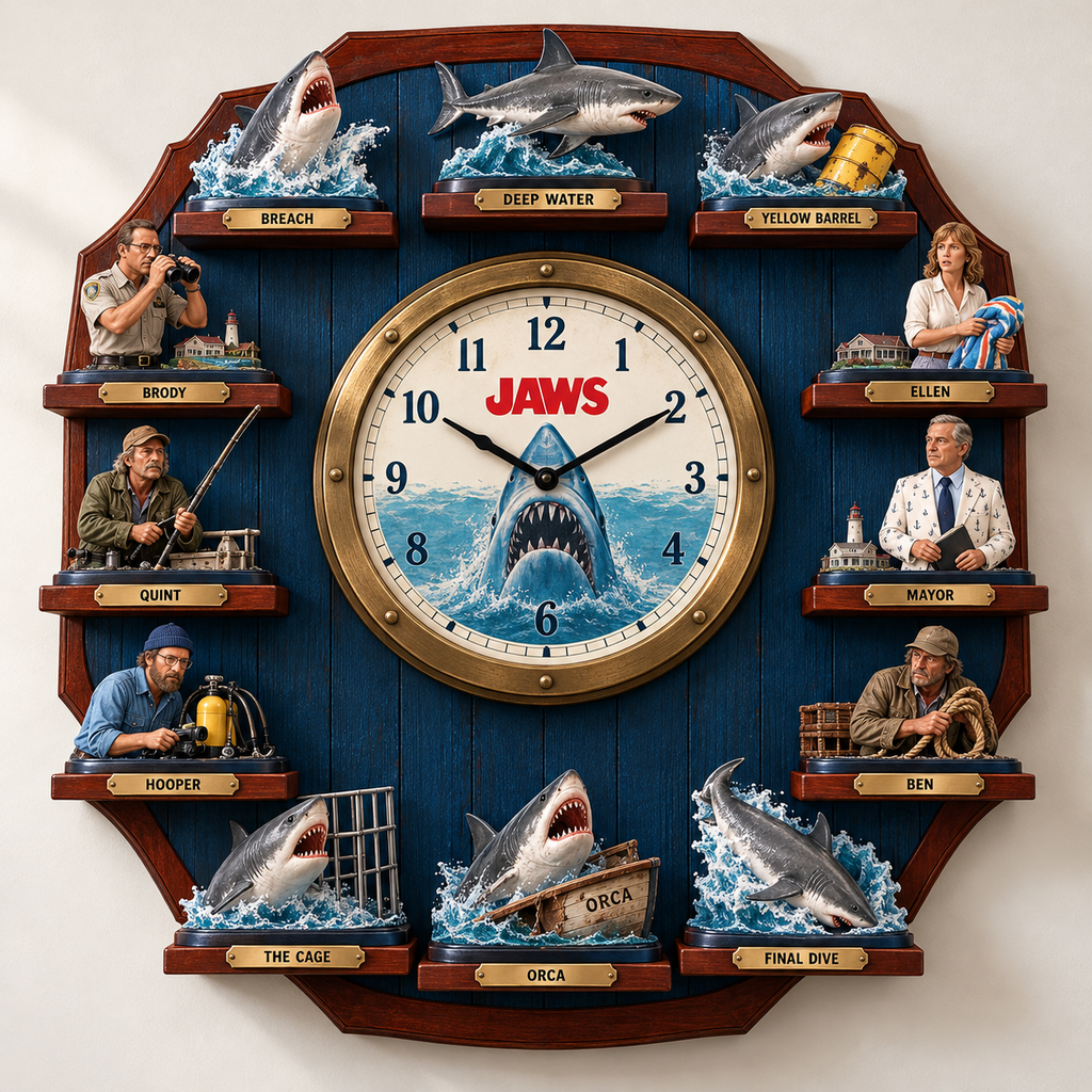 JAWS Premium Mascot Sculpture Clock Collection PTKL
