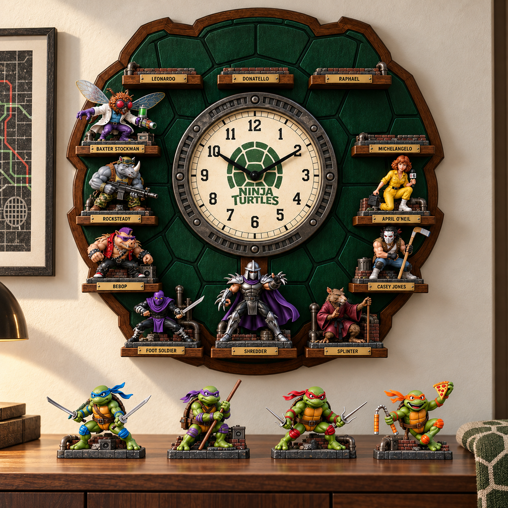 NJT Premium Mascot Sculpture Clock Collection PTKL