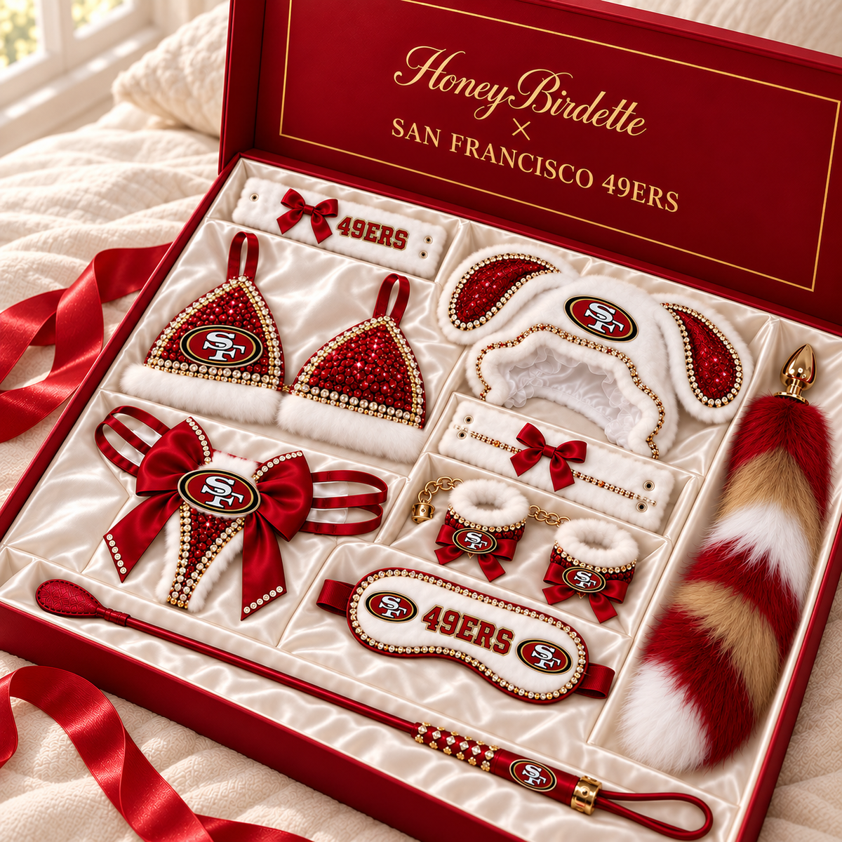 SF49 Inspired Rhinestone Lingerie & Accessories Gift Set PNPA