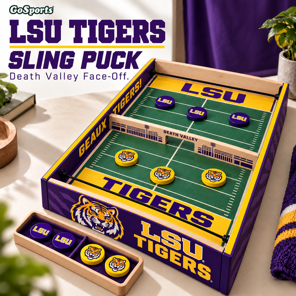 LSU Premium Sling Puck Game Set TMH