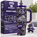 TCU Horned Frogs 40oz Tumbler With Handle TTNL