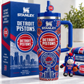 Detroit Pistons 40oz Tumbler With Handle TTNL