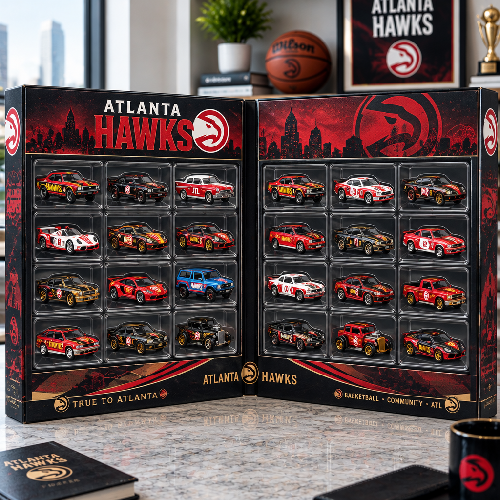 Atlanta Hawks Premium Mini Car Advent Calendar