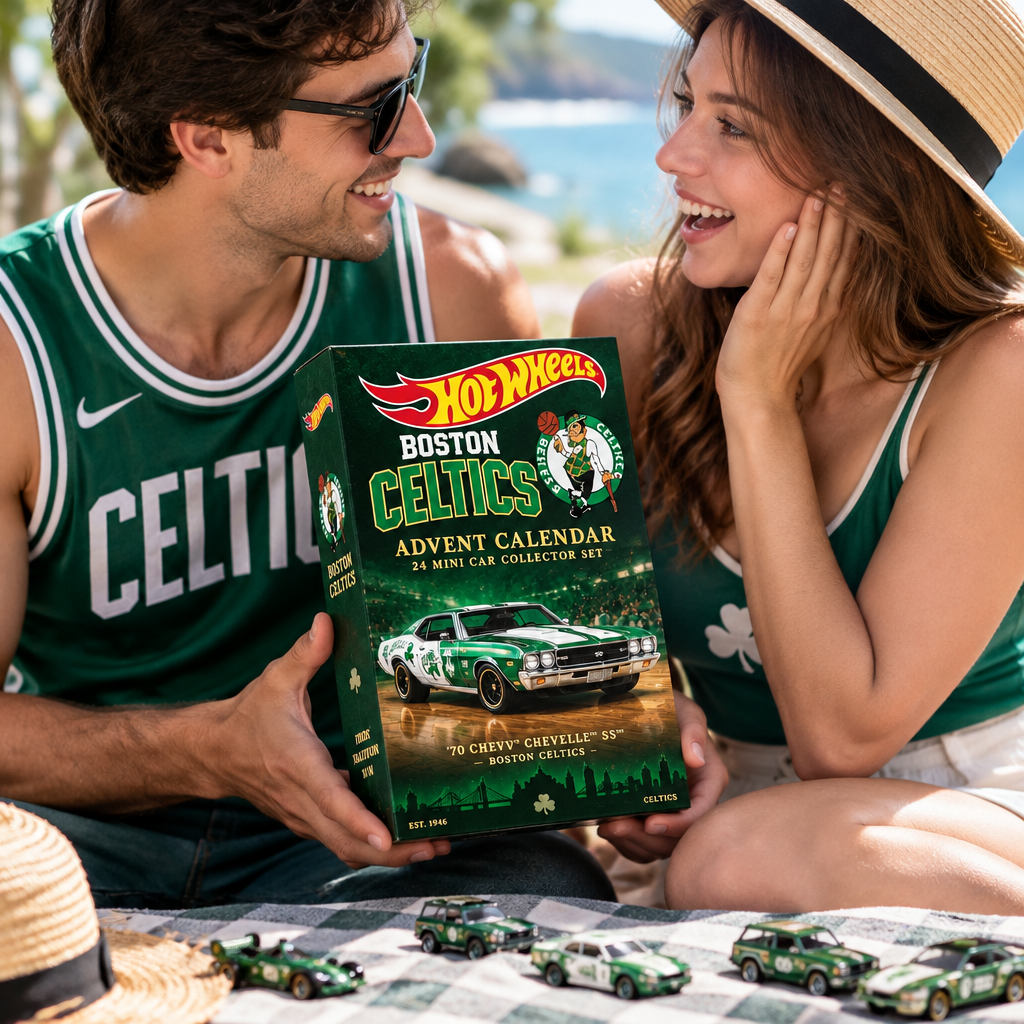 Boston Celtics Premium Mini Car Advent Calendar