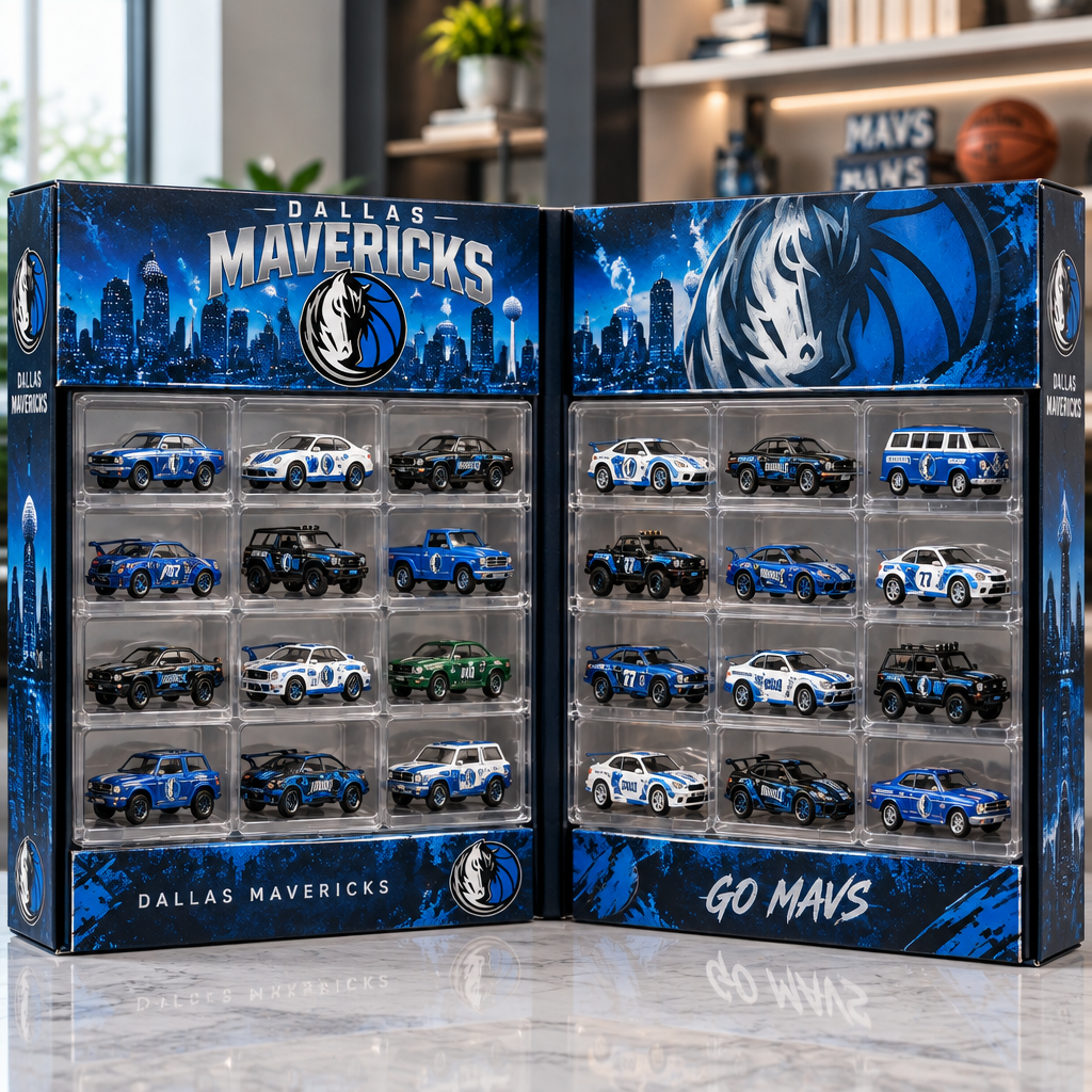 Dallas Mavericks Premium Mini Car Advent Calendar