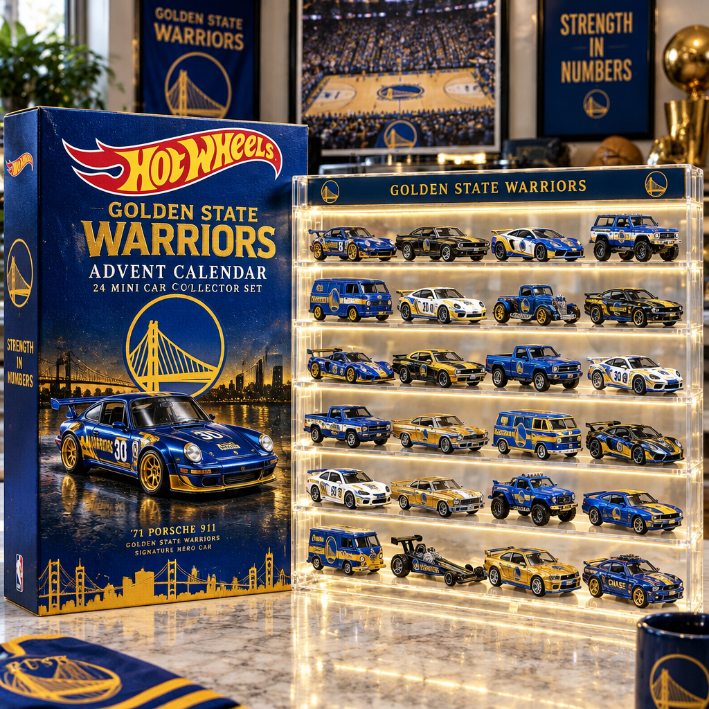 Golden State Warriors Premium Mini Car Advent Calendar