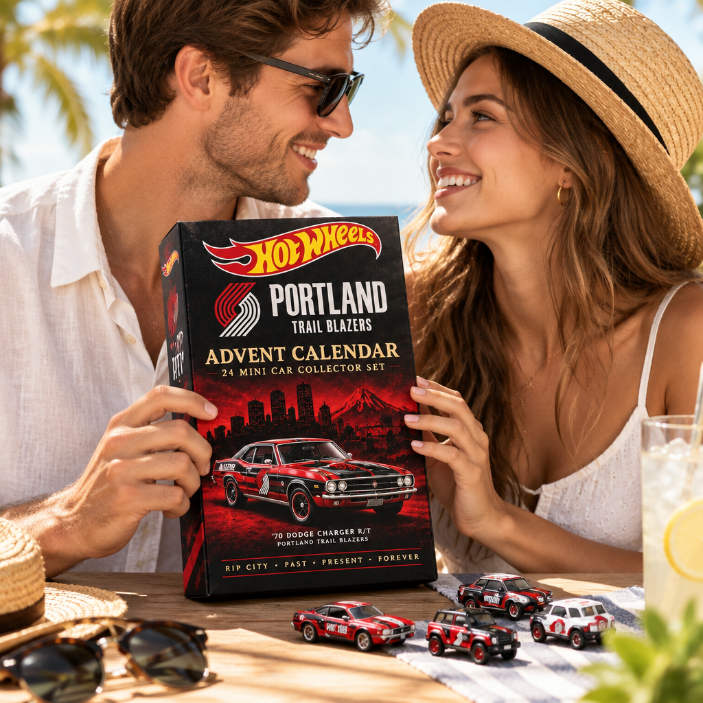 Portland Trail Blazers Premium Mini Car Advent Calendar