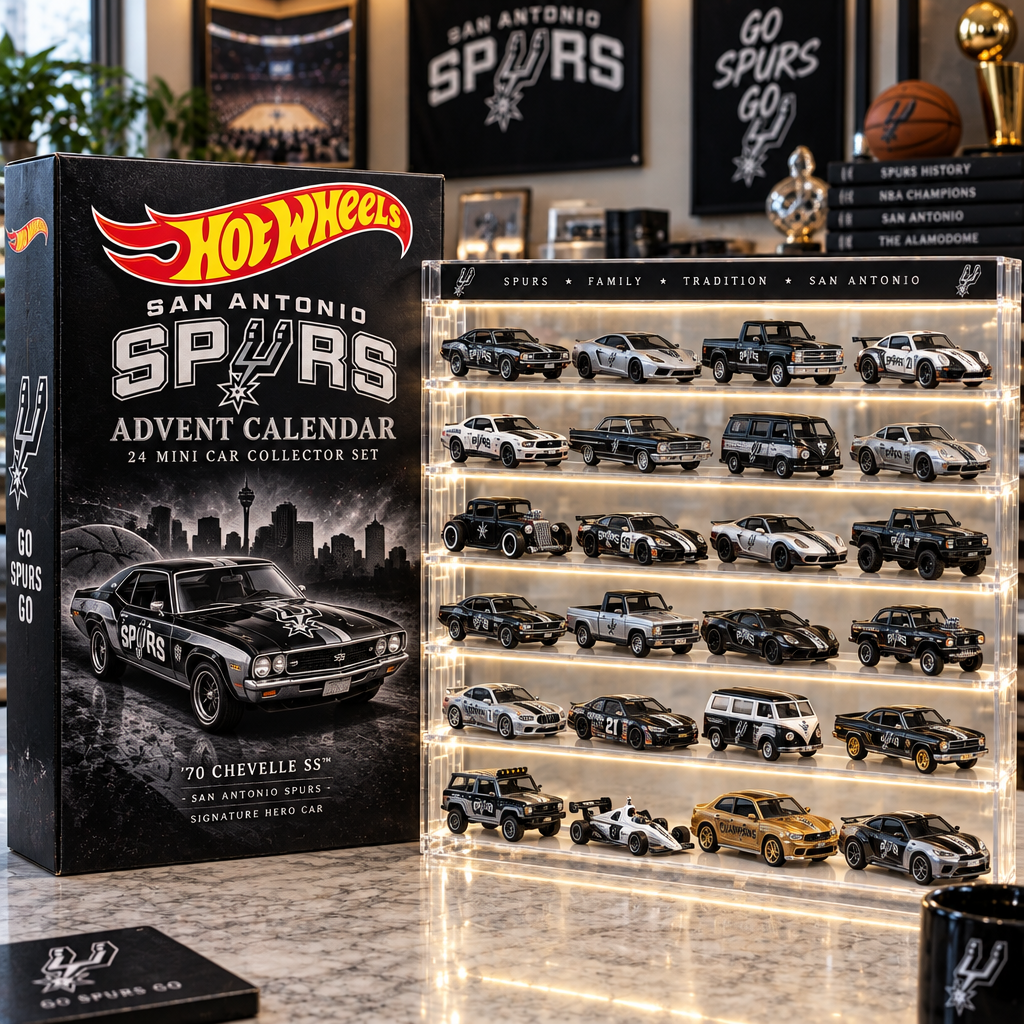 San Antonio Spurs Premium Mini Car Advent Calendar