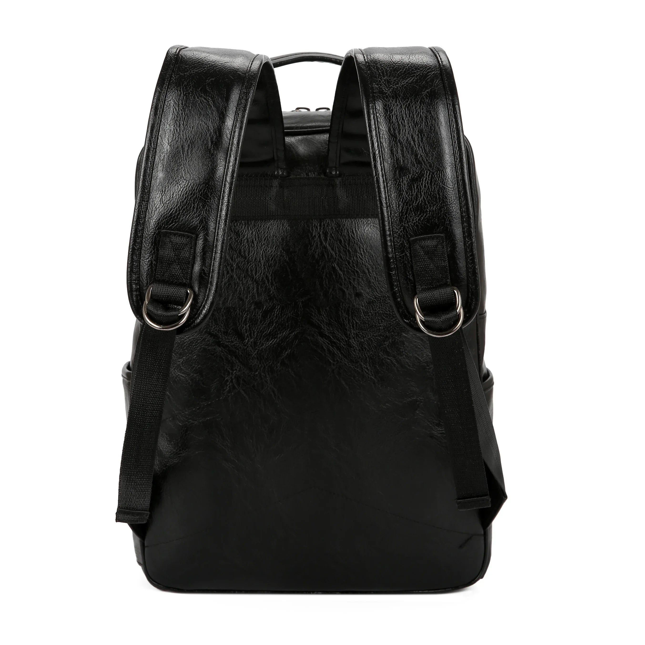 Casual Men's Business Large Capacity Leather Backpack Youth Travel Sheepskin Leisure Simple Men Shoulder Bags High Quality Bag