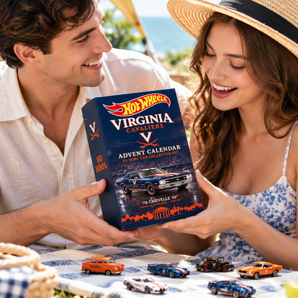 Virginia Cavaliers Premium Mini Car Advent Calendar