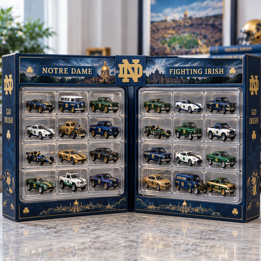 Notre Dame Fighting Irish Premium Mini Car Advent Calendar