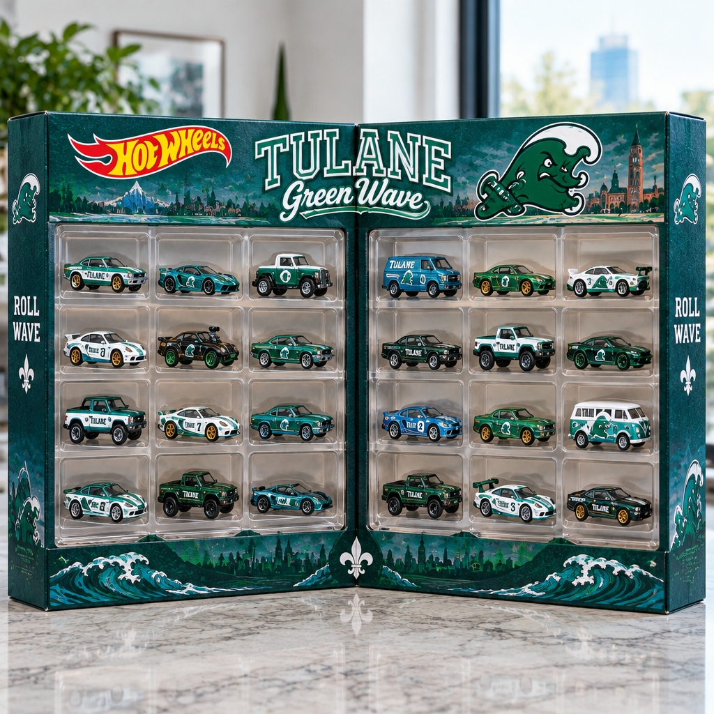 Tulane Green Wave Premium Mini Car Advent Calendar