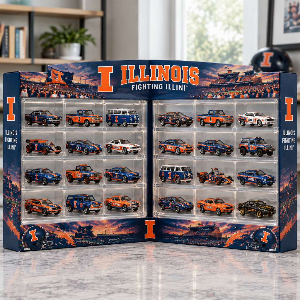Illinois Fighting Illini Premium Mini Car Advent Calendar