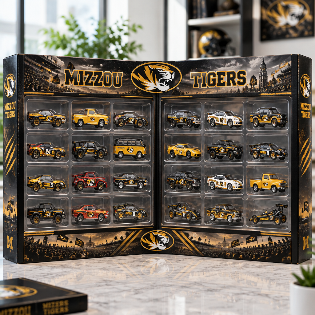 Missouri Tigers Premium Mini Car Advent Calendar