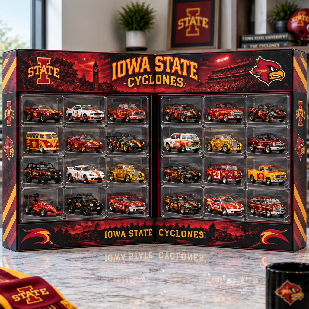 Iowa State Cyclones Premium Mini Car Advent Calendar