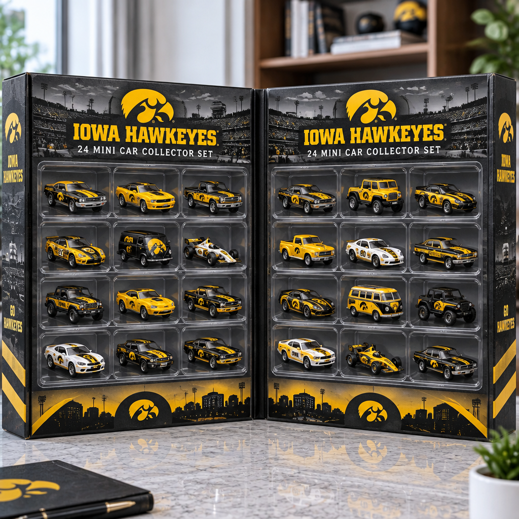 Iowa Hawkeyes Premium Mini Car Advent Calendar