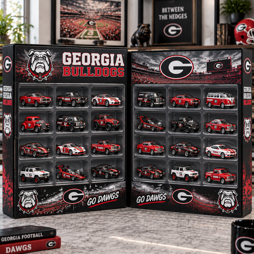 Georgia Bulldogs Premium Mini Car Advent Calendar