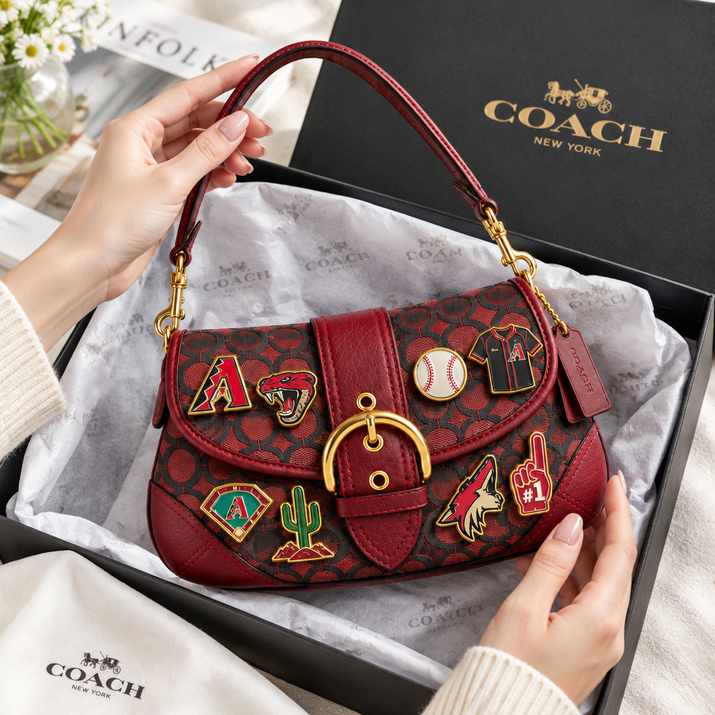Arizona Diamondbacks Soho Bag With Charm