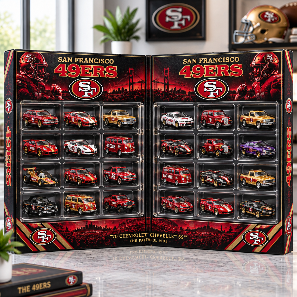 San Francisco 49ers Premium Mini Car Advent Calendar