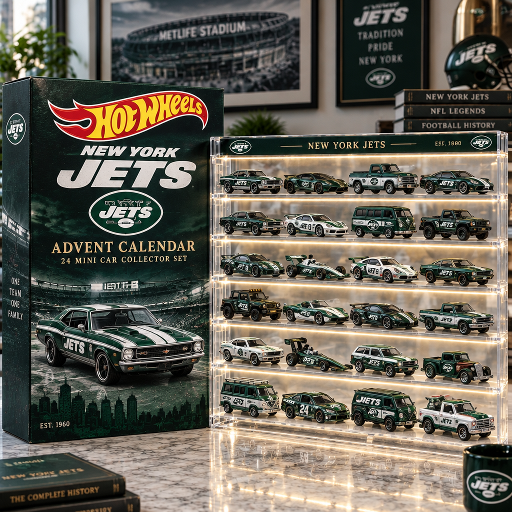 New York Jets Premium Mini Car Advent Calendar