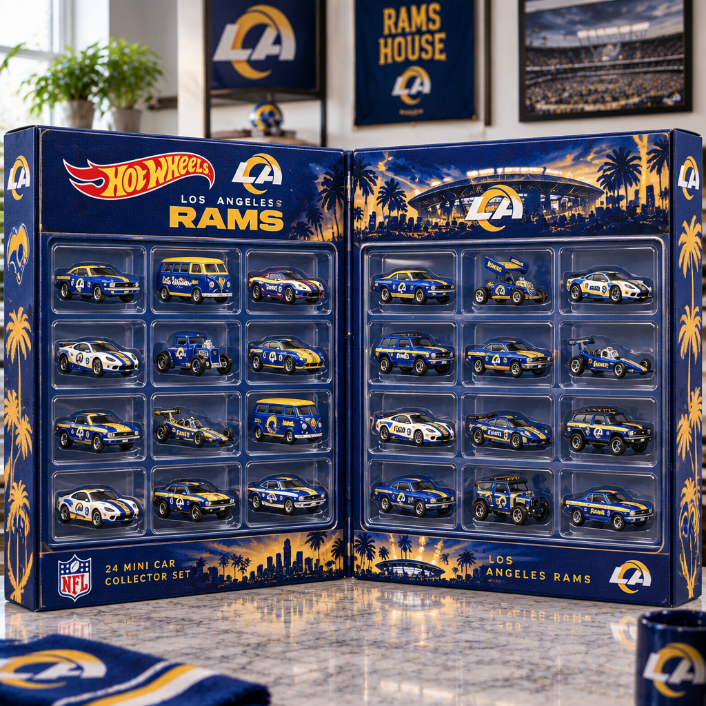 Los Angeles Rams Premium Mini Car Advent Calendar