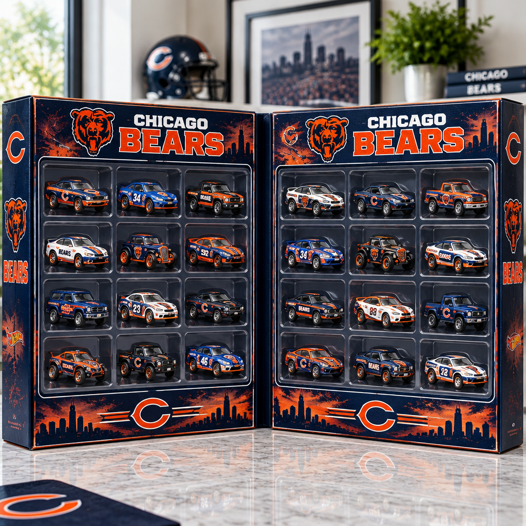 Chicago Bears Premium Mini Car Advent Calendar