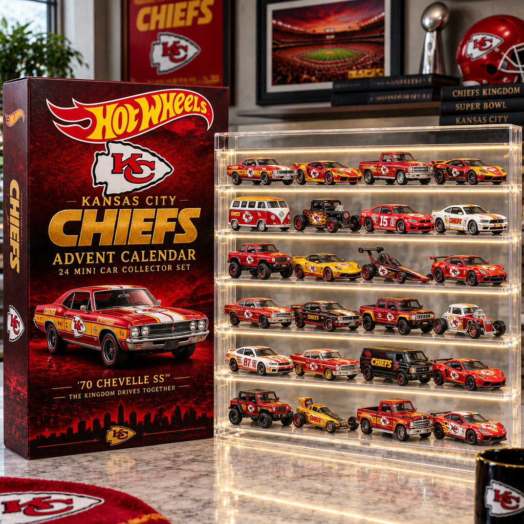 Kansas City Chiefs Premium Mini Car Advent Calendar