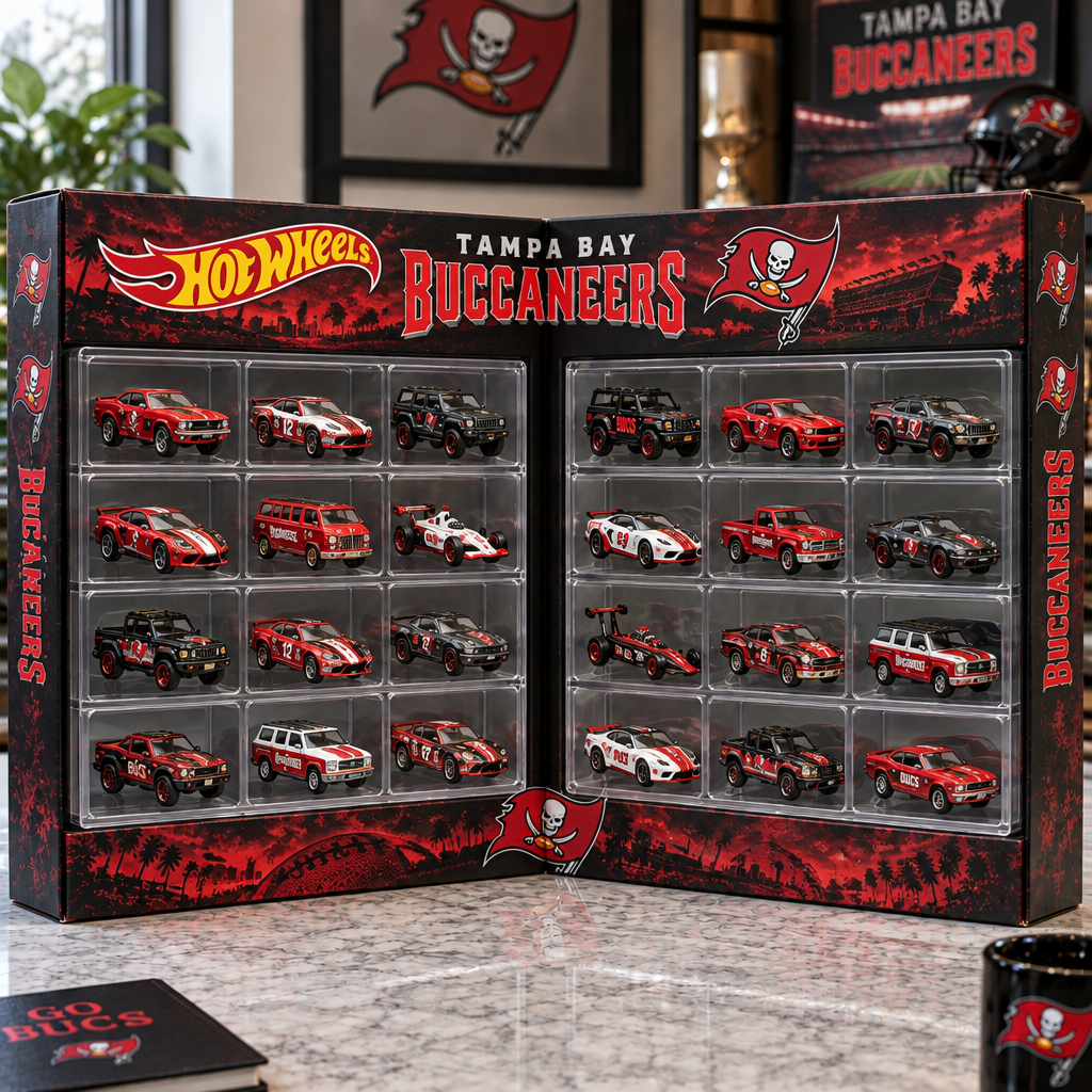 Tampa Bay Buccaneers Premium Mini Car Advent Calendar