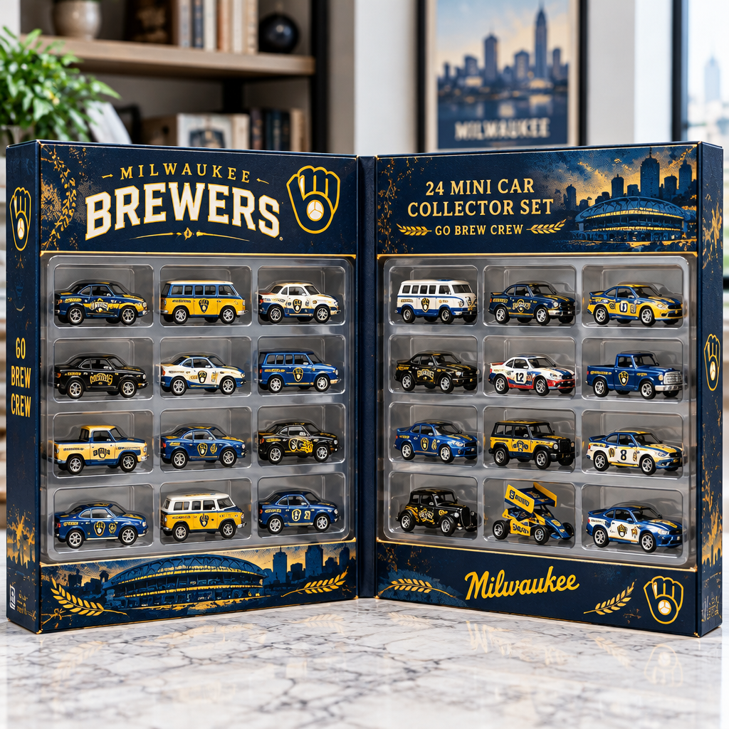 Milwaukee Brewers Premium Mini Car Advent Calendar