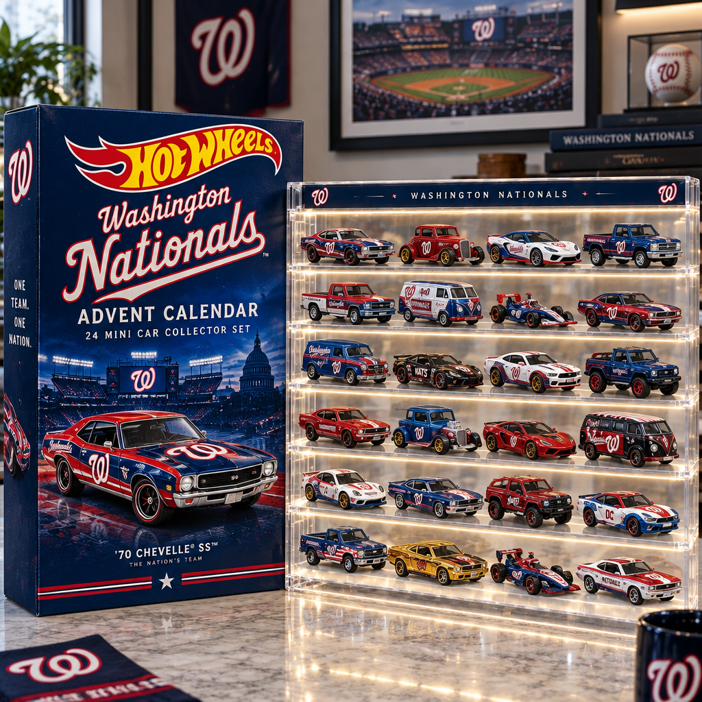 Washington Nationals Premium Mini Car Advent Calendar