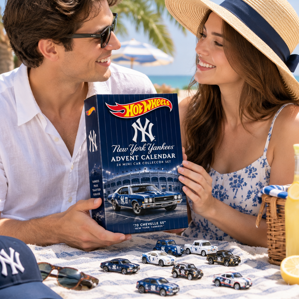 New York Yankees Premium Mini Car Advent Calendar
