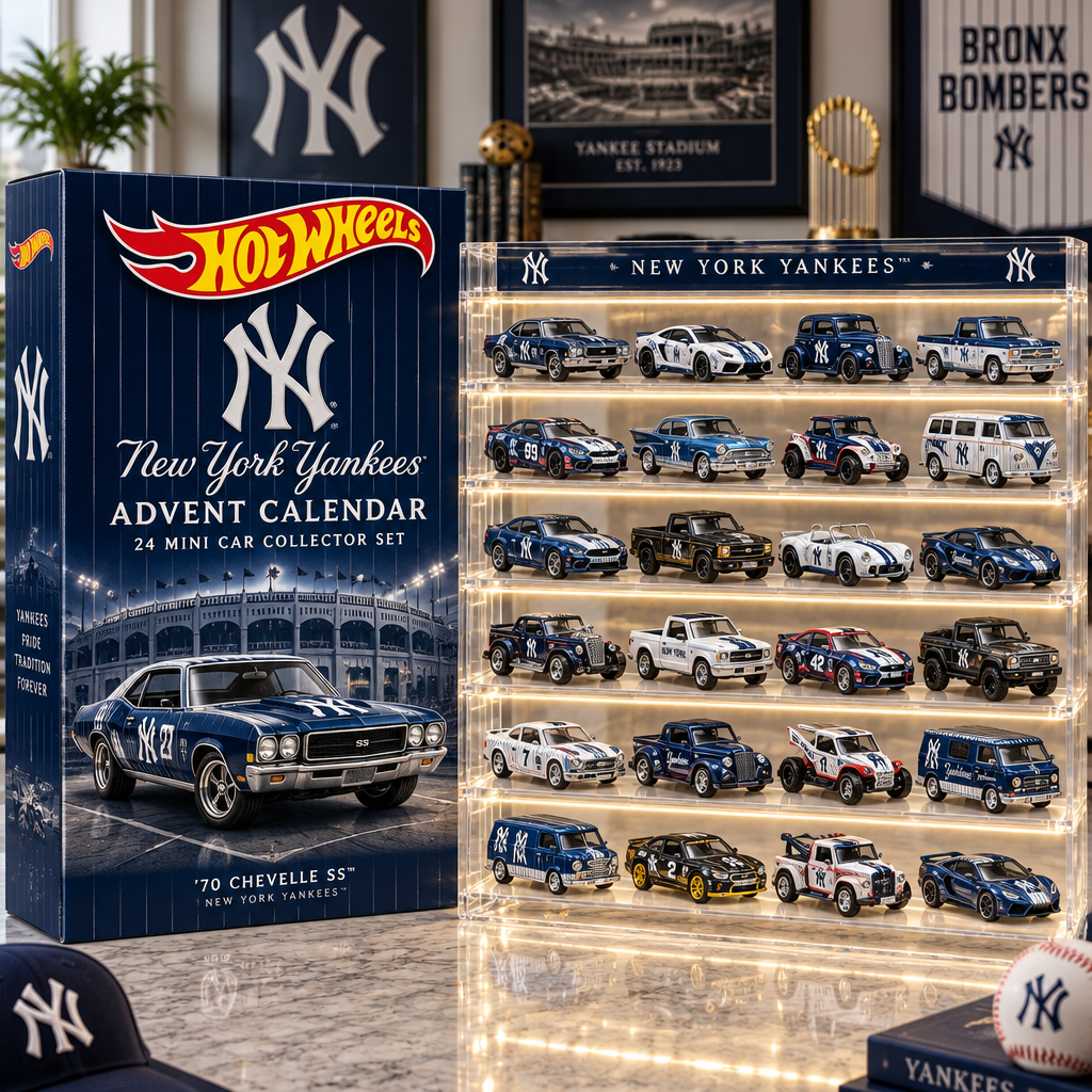 New York Yankees Premium Mini Car Advent Calendar