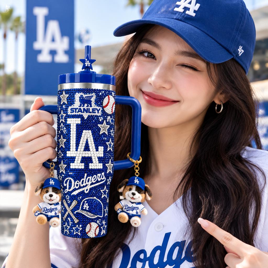 Los Angeles Dodgers 40oz Tumbler With Handle TTNL
