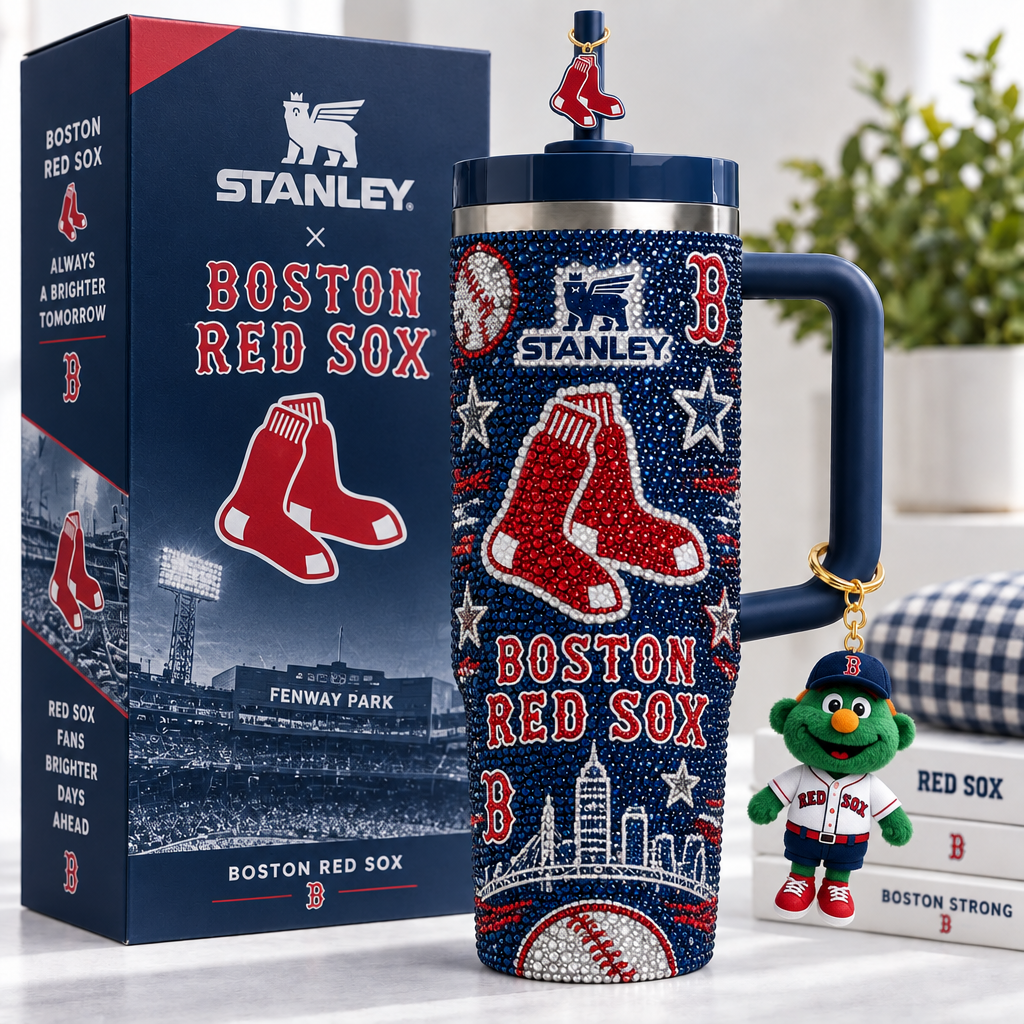 Boston Red Sox 40oz Tumbler With Handle TTNL