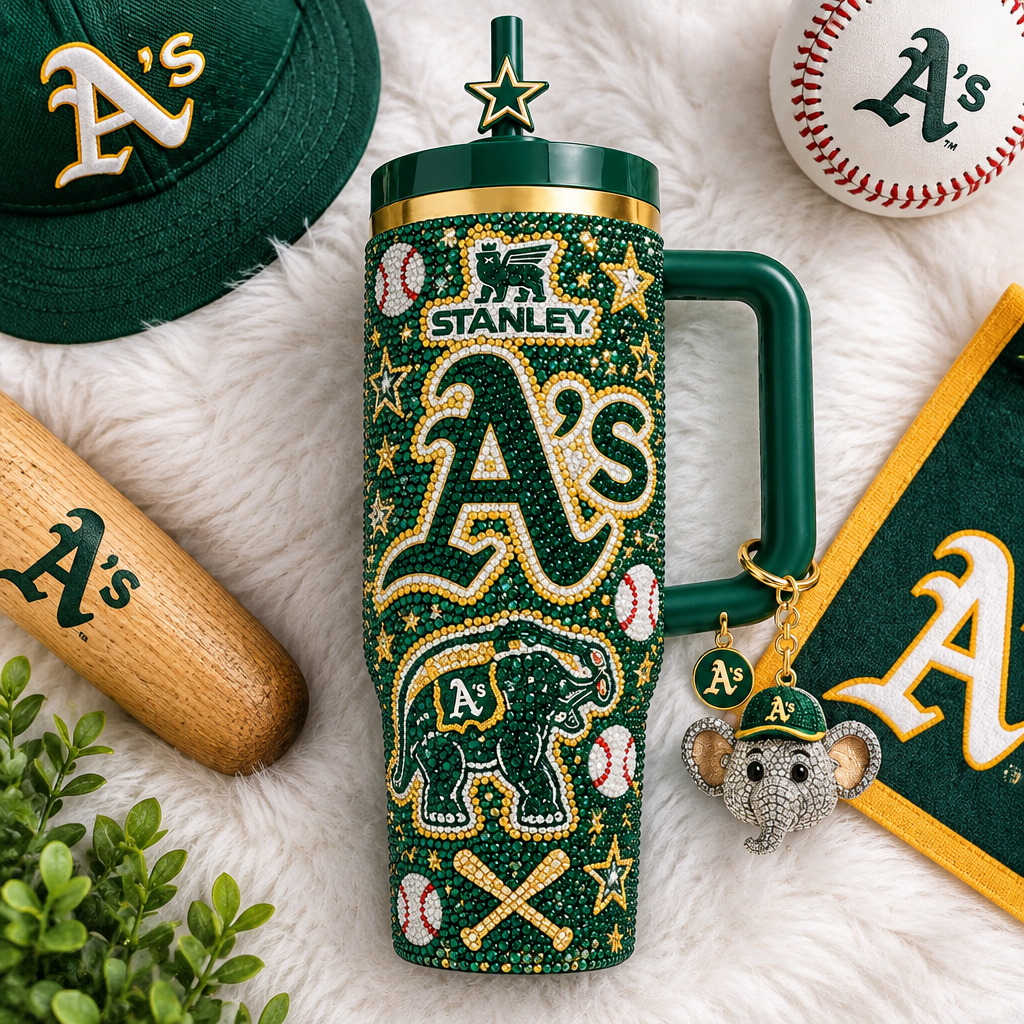 Athletics 40oz Tumbler With Handle TTNL