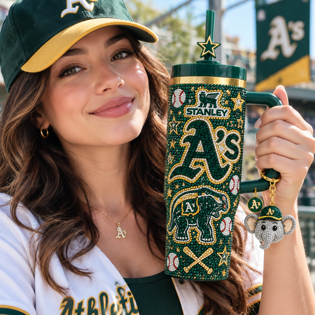 Athletics 40oz Tumbler With Handle TTNL