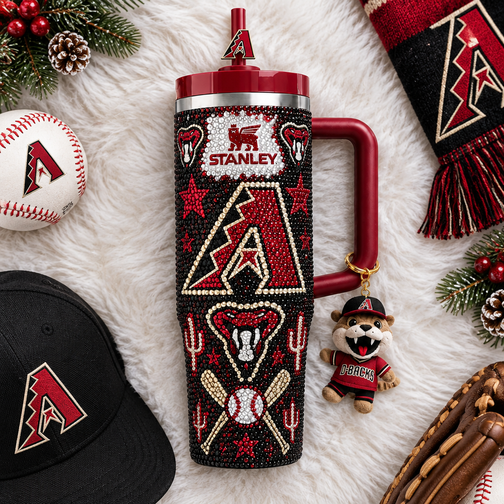 Arizona Diamondbacks 40oz Tumbler With Handle TTNL