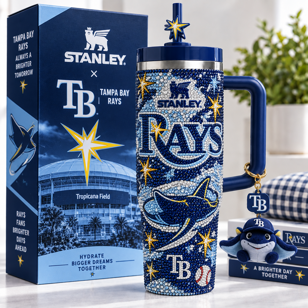 Tampa Bay Rays 40oz Tumbler With Handle TTNL