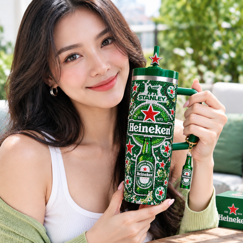 Heineken 40oz Tumbler With Handle TTNL