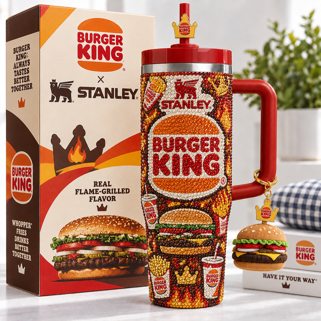 Burger King 40oz Tumbler With Handle TTNL