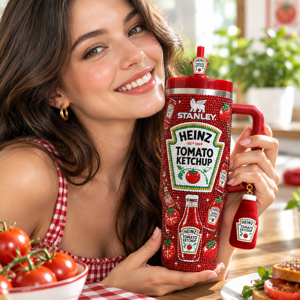 Heinz Ketchup 40oz Tumbler With Handle TTNL