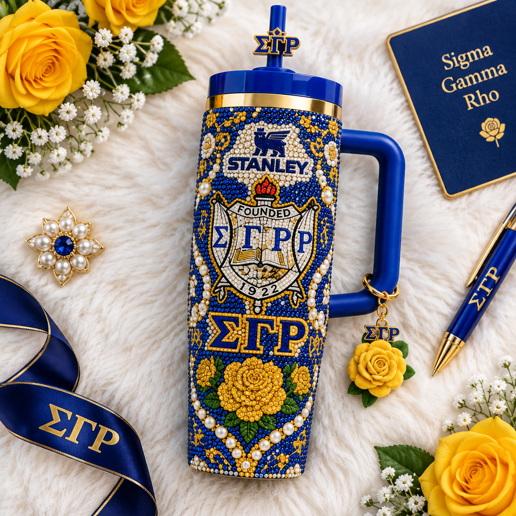 Sigma Gamma Rho 40oz Tumbler With Handle TTNL